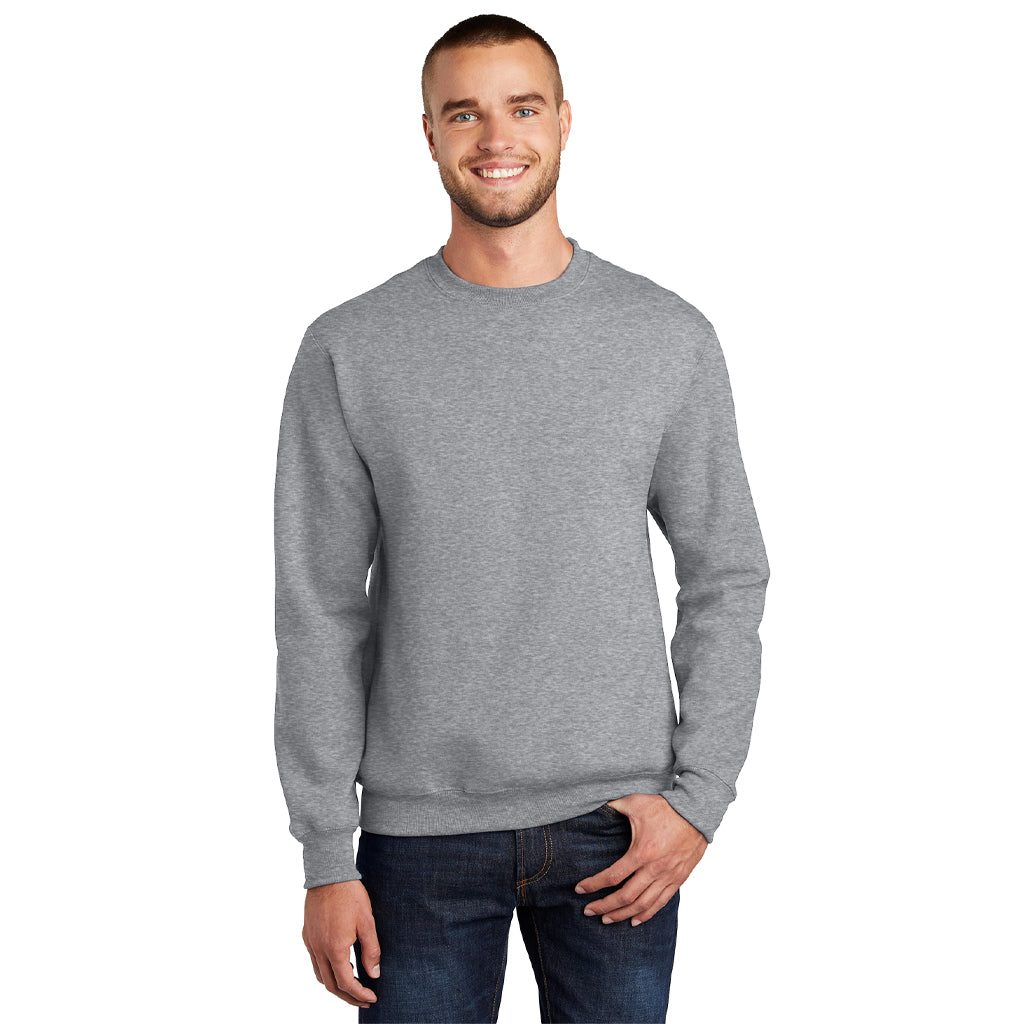 Port & Company Athletic Heather Ultimate Crewneck Sweatshirt