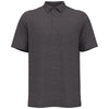 Perry Ellis Men's Caviar Heather Double Knit Polo