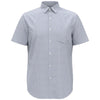 Perry Ellis Men's Bright White Printed Short Sleeve Shirt