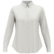 Perry Ellis Women's Quite Shade/White Mini Grid Woven Shirt