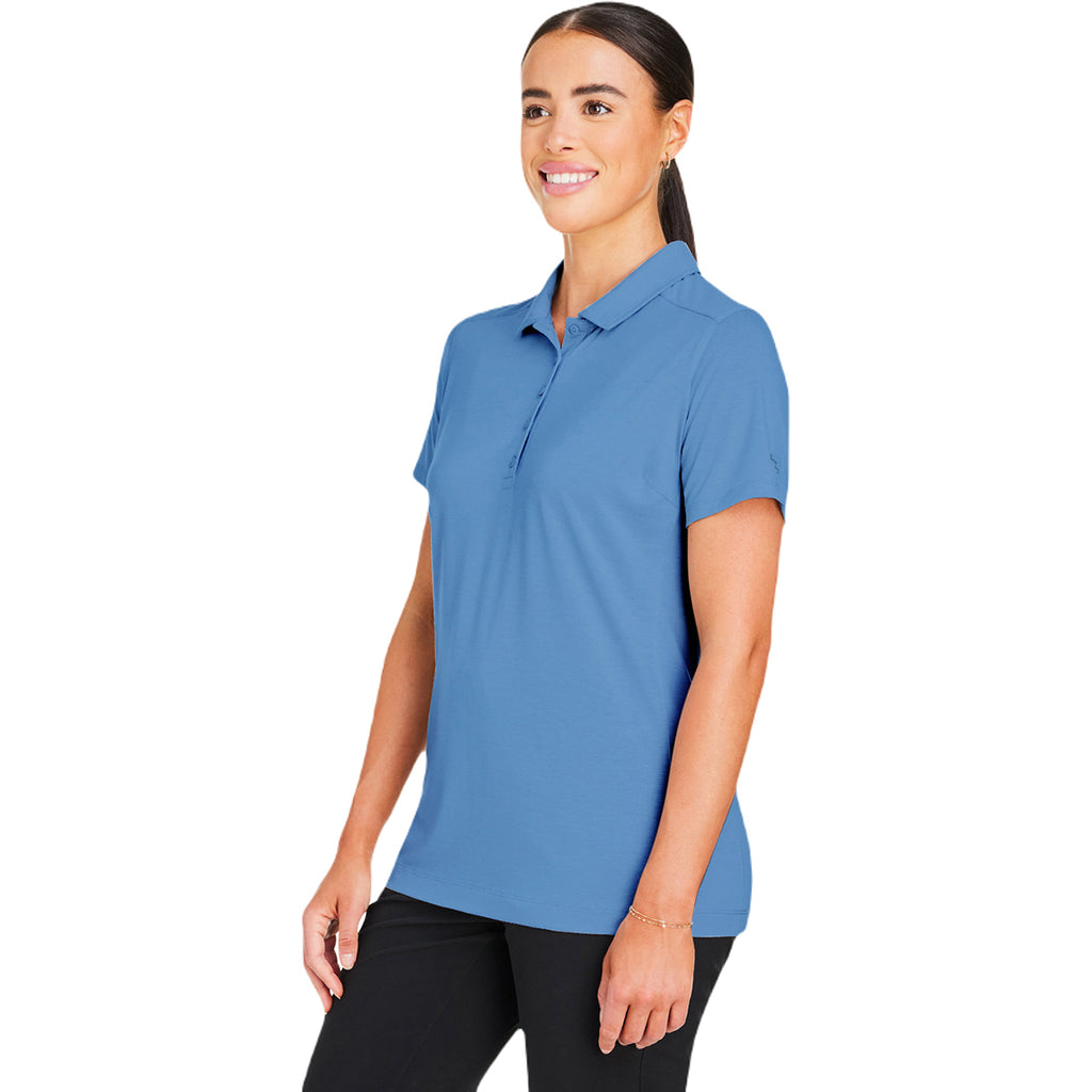 Puma Golf Women's Lake Blue Bandon Polo