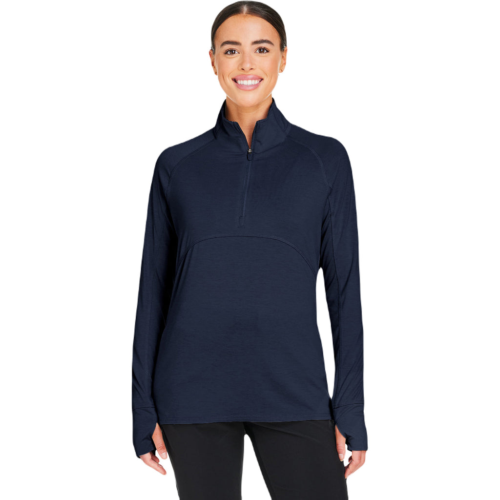 Puma Golf Women's Navy Blazer Bandon Quarter-Zip