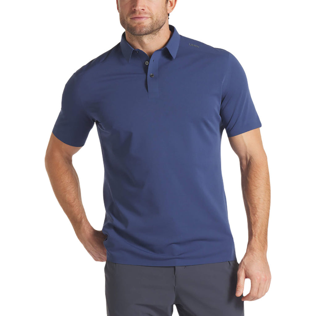 UNRL Men's Matte Harbor Blue Legend Polo