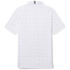 UNRL Men's White-Grey Precision Polo