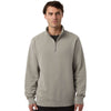 Independent Trading Co. Unisex Pigment Cement Pigment-Dyed Quarter-Zip Pullover