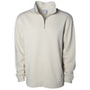 Independent Trading Co. Unisex Pigment Ivory Pigment-Dyed Quarter-Zip Pullover