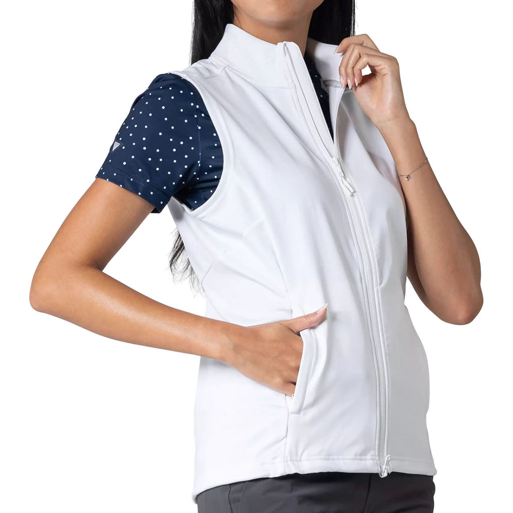 Levelwear Women's White Resort Vest