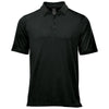 Stormtech Men's Black Oasis Short Sleeve Polo