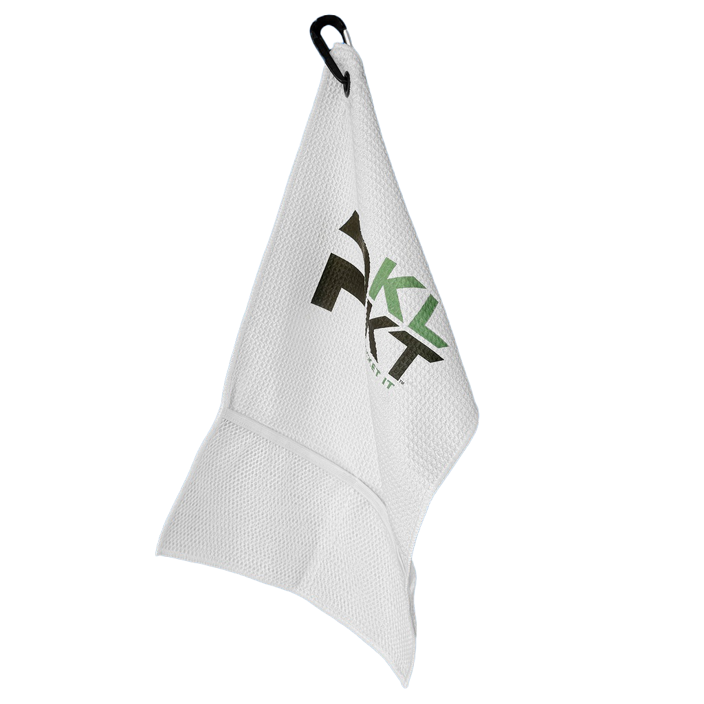 The Magnet Group White Pickle Pocket Waffle Towel