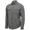 Stormtech Men's Heather Grey Azores Quick Dry Long Sleeve Shirt