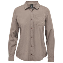 Stormtech Women's Taupe Azores Quick Dry Long Sleeve Shirt