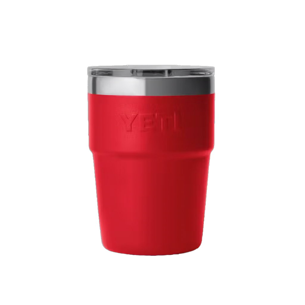 YETI Rescue Red Rambler 16 oz Stackable Cup with Lid