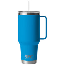 YETI Big Wave Blue Rambler 42 oz Mug with Straw Lid