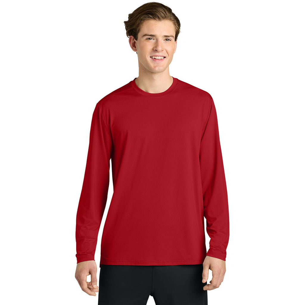 Richardson Men's Red Clutch Long Sleeve Tee