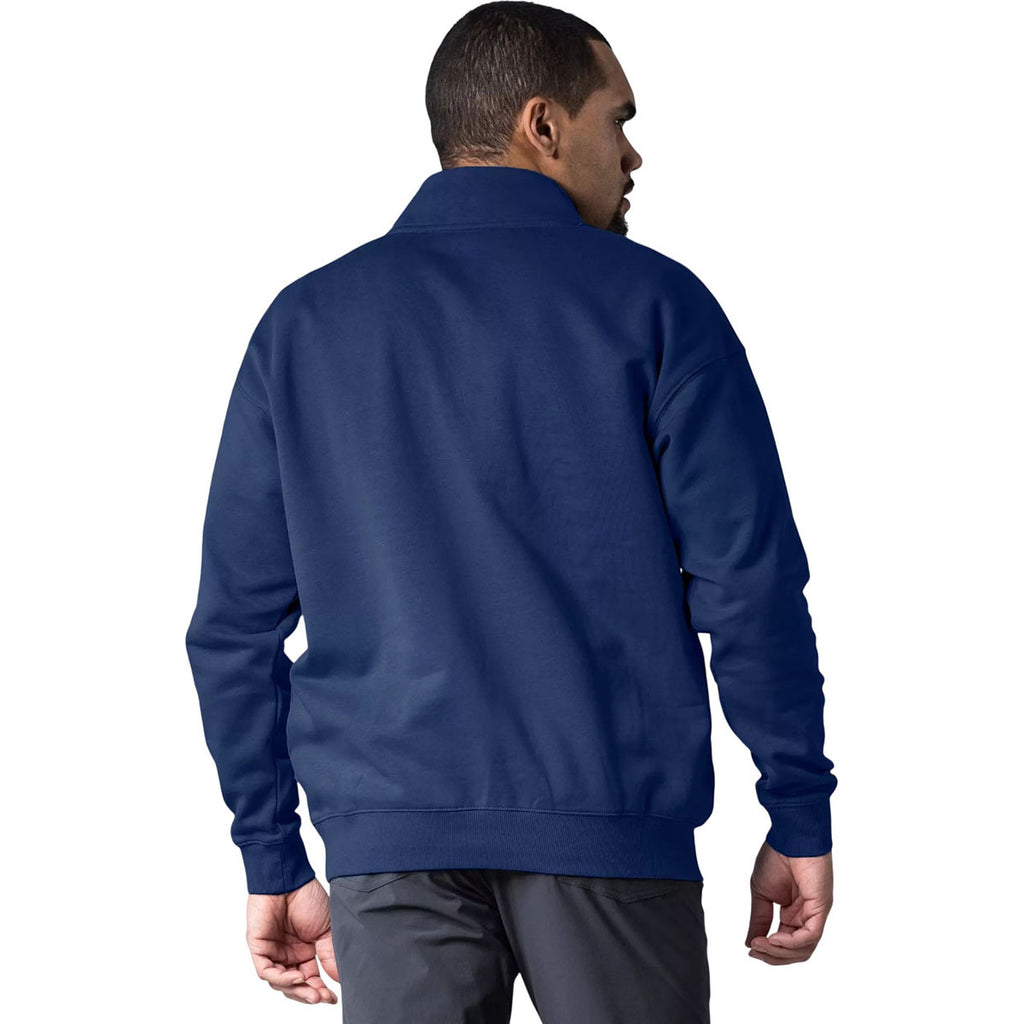 Levelwear Navy Murray Mockneck Pullover
