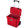 YETI Rescue Red Roadie 32 Wheeled Cooler