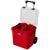 YETI Rescue Red/White/Navy Roadie 48 Wheeled Cooler