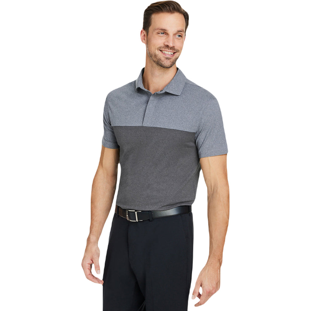 Spyder Men's Polar Frost/Black Frost Spyre Flex Colorblock Polo