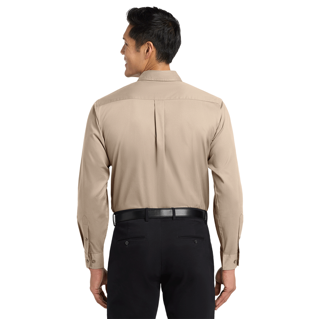 Port Authority Men's Stone Long Sleeve Easy Care Shirt