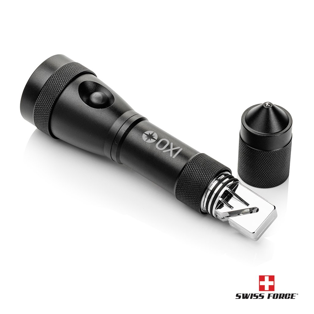 Swiss Force Black Lux Multi-Function Emergency Flashlight