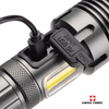 Swiss Force Gunmetal Rimac Aluminum Rechargeable Flashlight