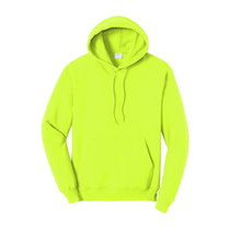 Port & Company Men's Safety Green Core Fleece Pullover Hooded Sweatshirt