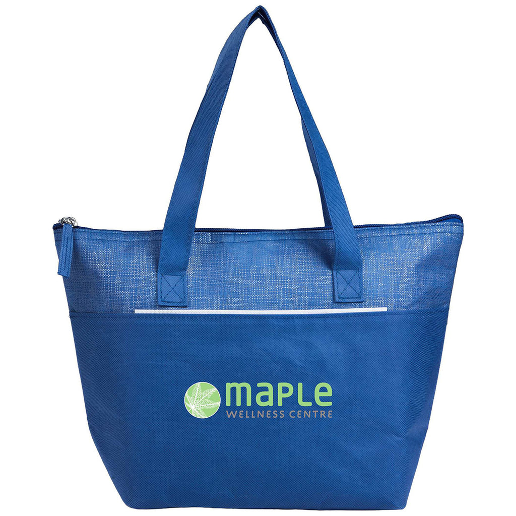 Bullet Royal Mist Recycled 9-Can Non-Woven Tote Cooler