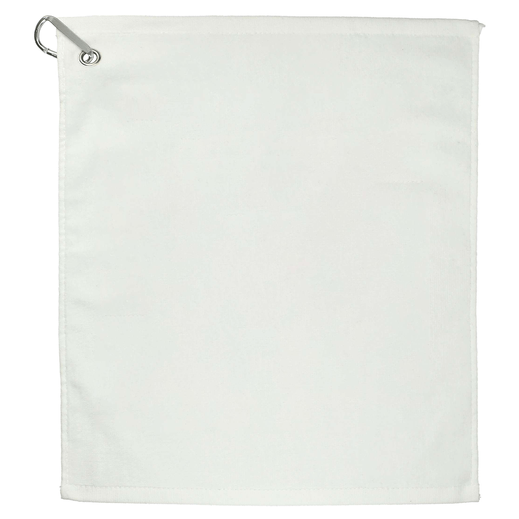 Bullet White 15" x 18" Terry Golf Towel