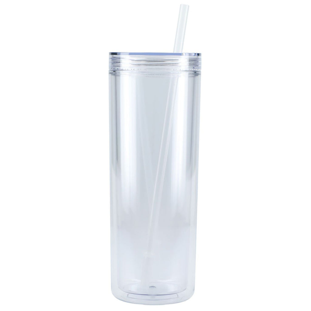 Bullet Clear Chroma Recycled Acrylic Skinny Tumbler 16oz