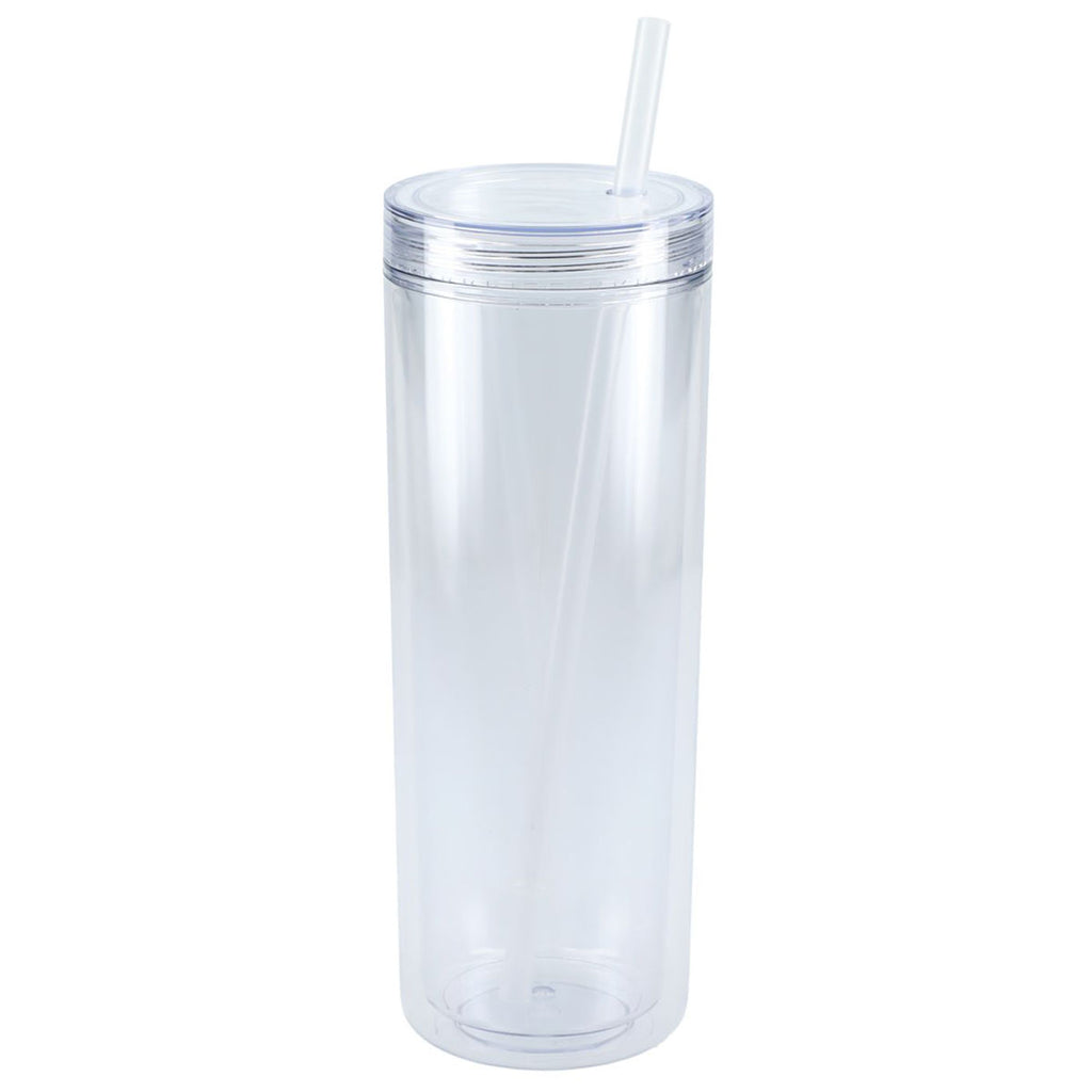 Bullet Clear Chroma Recycled Acrylic Skinny Tumbler 16oz