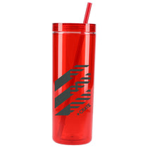 Bullet Red Chroma Recycled Acrylic Skinny Tumbler 16oz