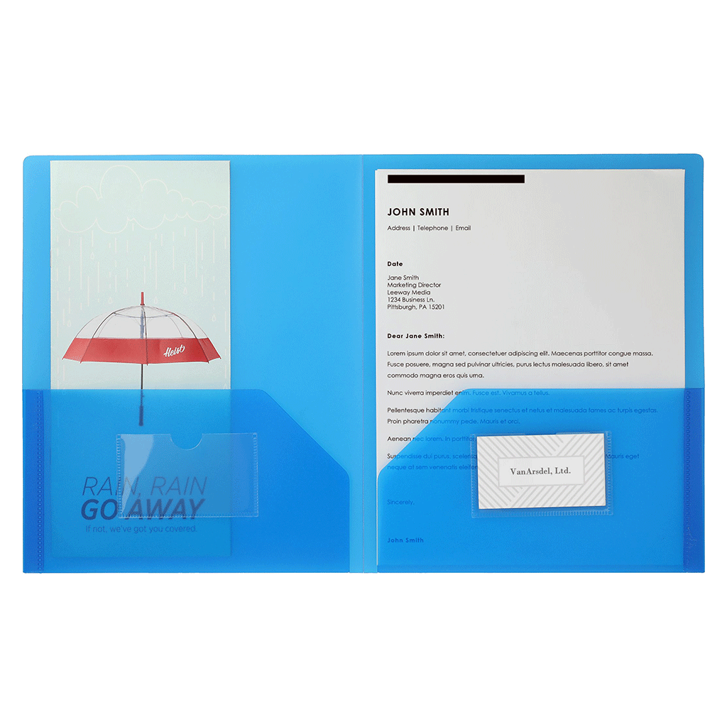 Bullet Transparent Blue Old School Folder