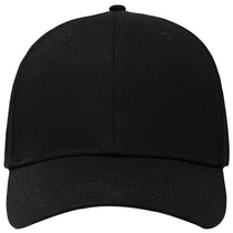 Sportsman Black Lo-Pro Solid Back Traditional Trucker Cap
