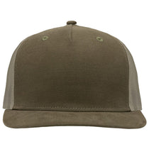 Sportsman Dark Olive Green/Khaki Modern Five-Panel Trucker Fit Cap