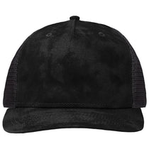 Sportsman Old Wash Black/Black Modern Five-Panel Trucker Fit Cap