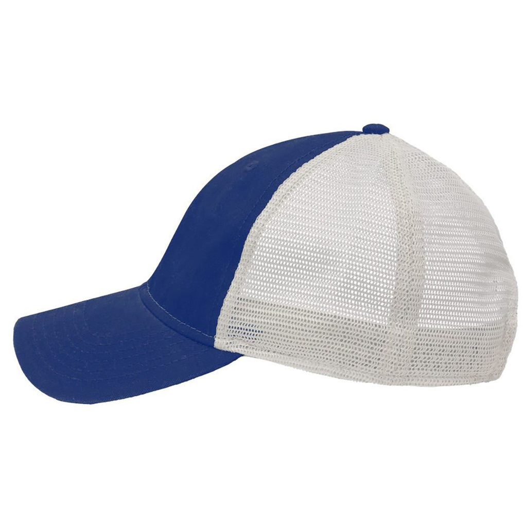Sportsman Royal/Stone Mesh Dad Hat Fit