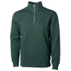Independent Trading Co. Men's Alpine Green Midweight Quarter-Zip Pullover