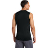 Sport-Tek Men's Black PosiCharge Compression Sleeveless Tee