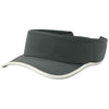 Sport-Tek Iron Grey/White Repeat Visor