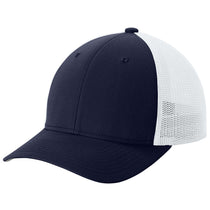 Sport-Tek True Royal/White Stretch-Tek Mesh Back Cap