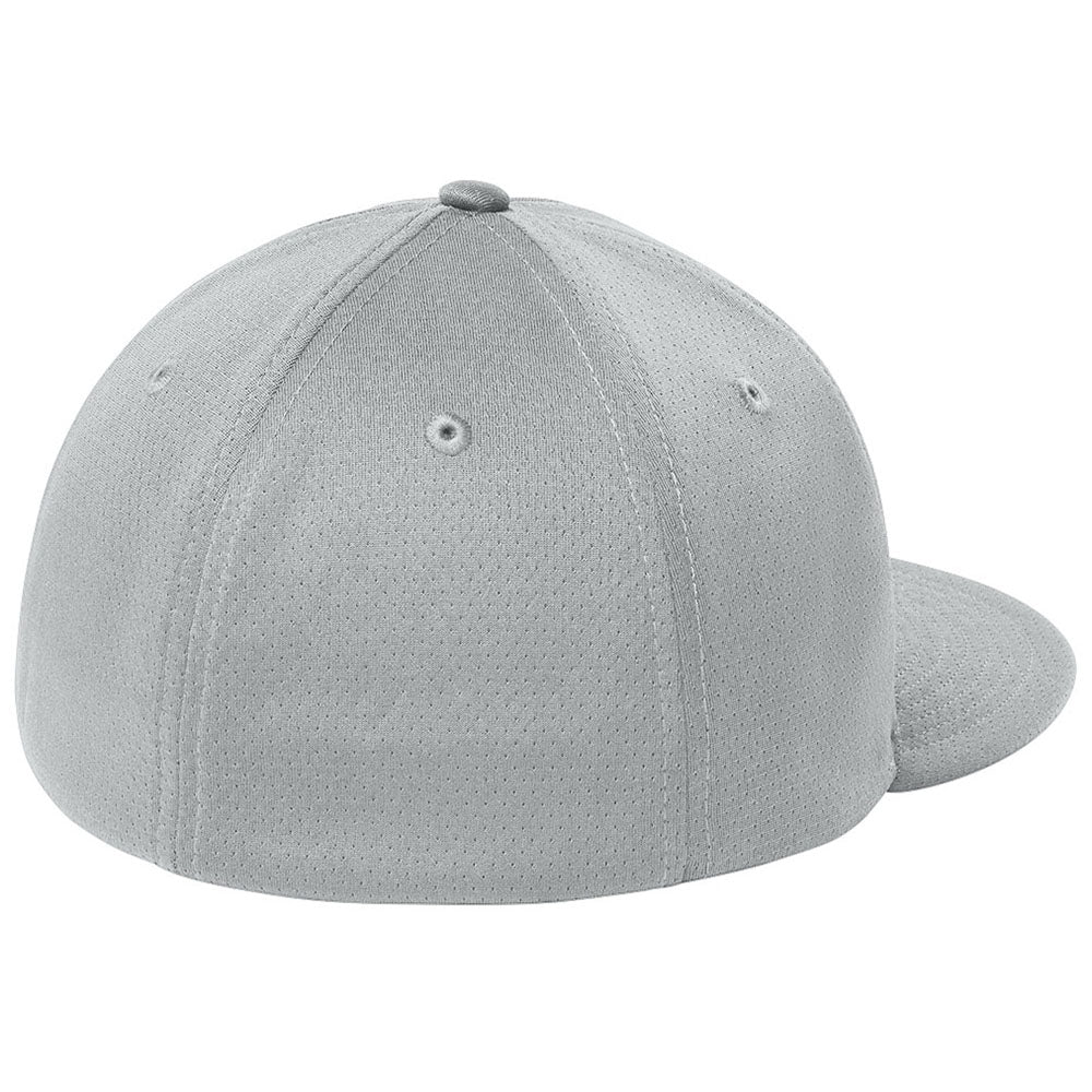 Sport-Tek Silver Impact Mesh Stretch-Tek Cap