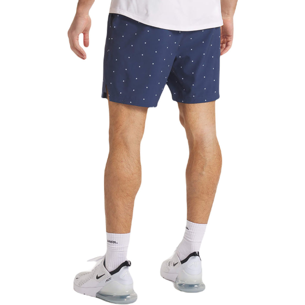 UNRL Men's Harbor Blue X-Out Stride Short [7.5"]