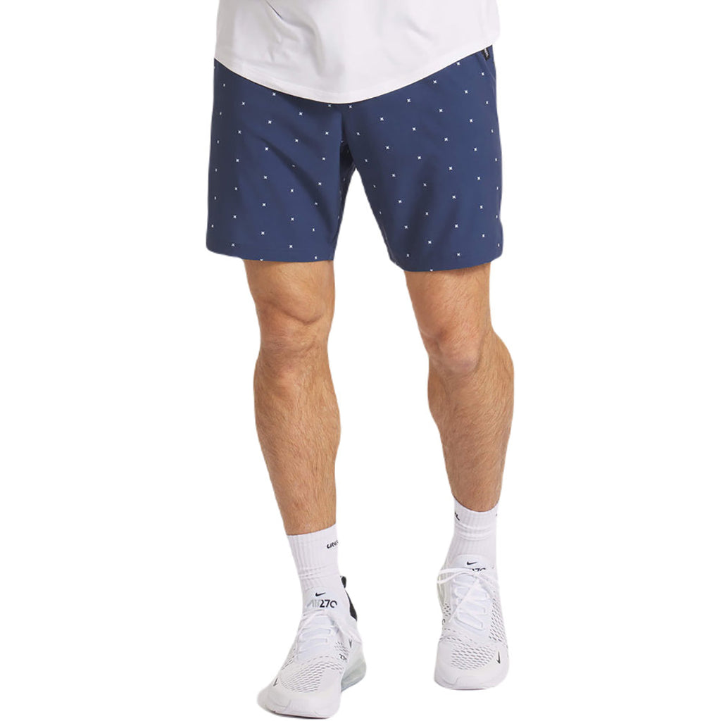 UNRL Men's Harbor Blue X-Out Stride Short [7.5"]