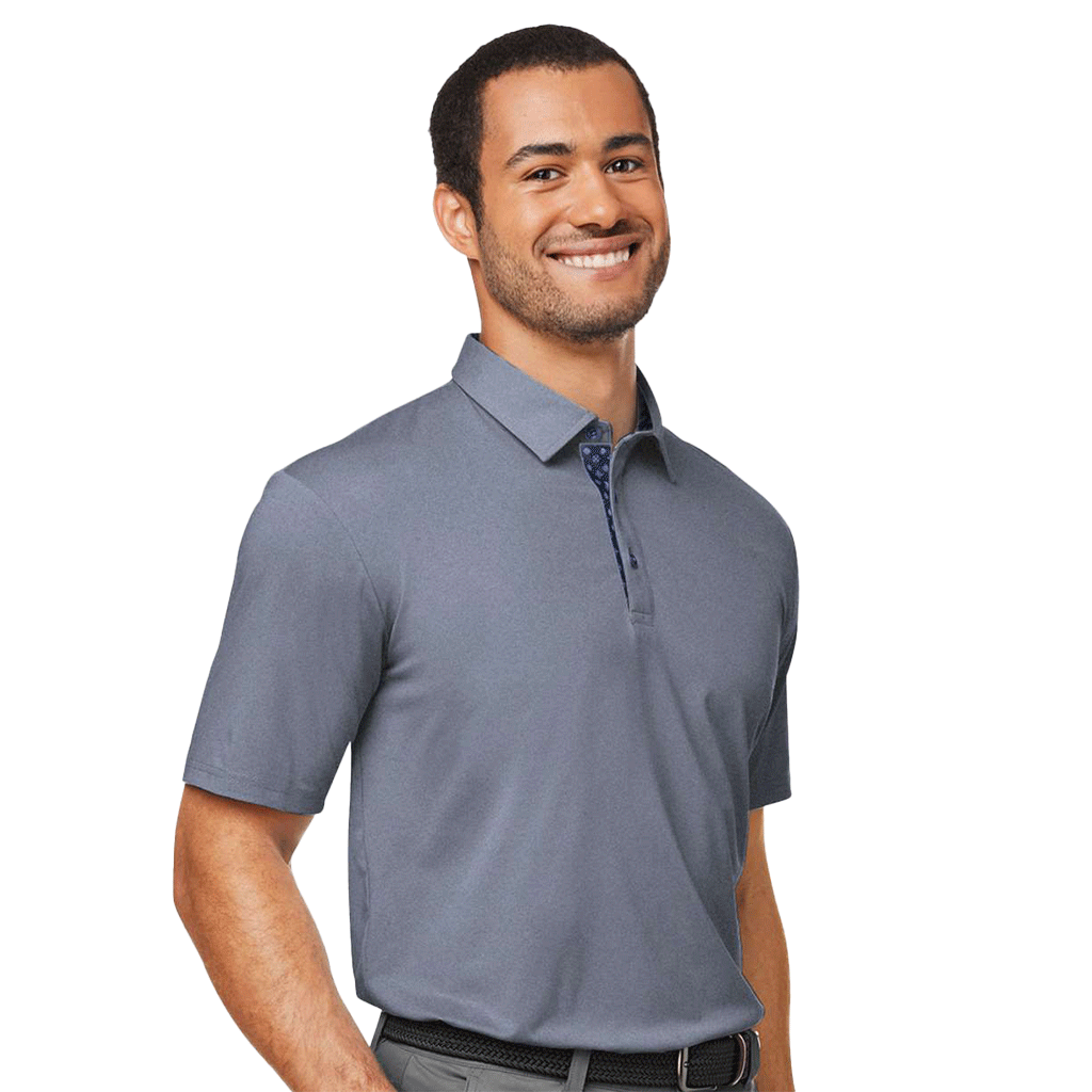 Swannies Men's Navy Heather James H Polo