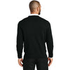 Port Authority Men's Deep Black Easy Care V-Neck Sweater