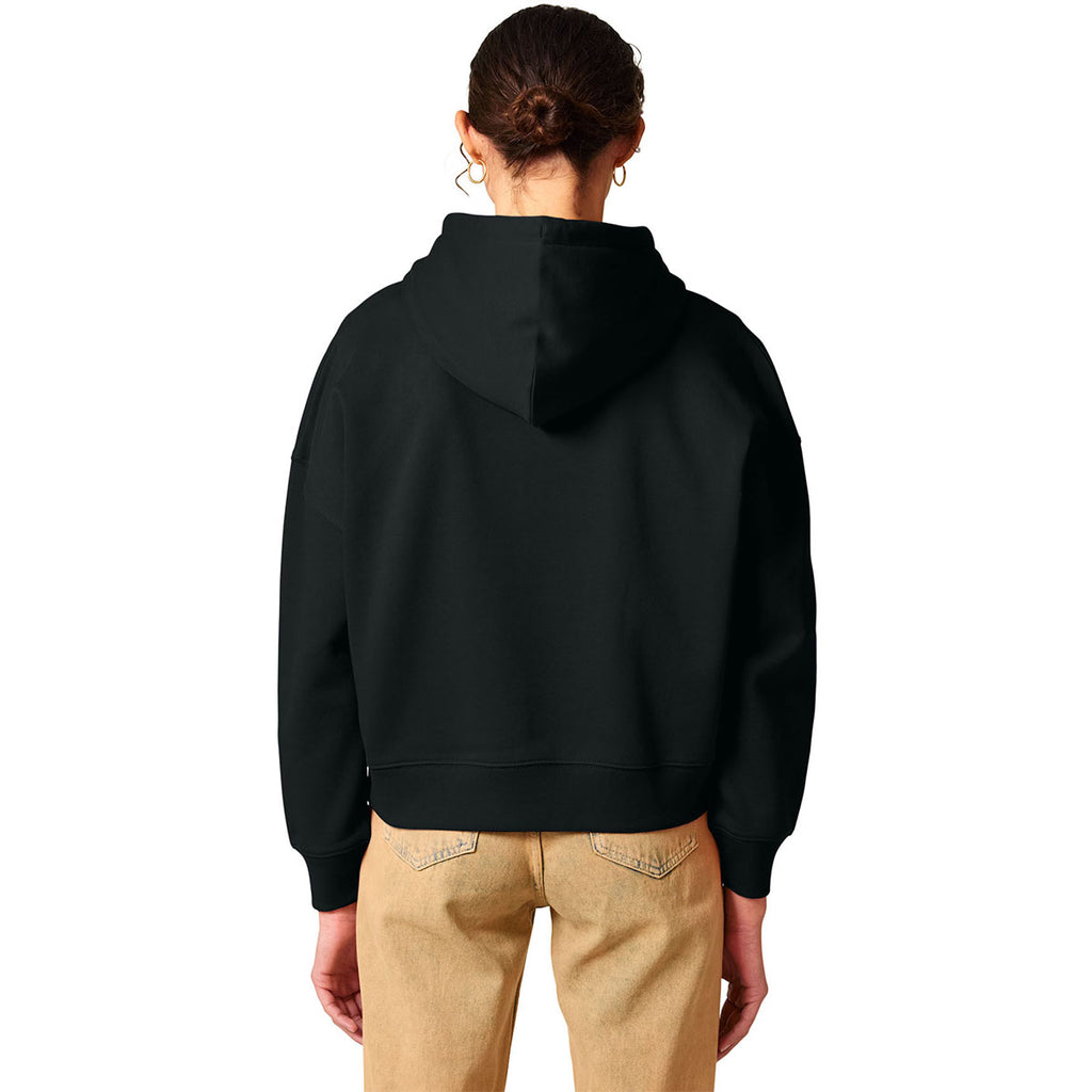 Stanley/Stella Women's Black Stella Nora Hooded Sweatshirt