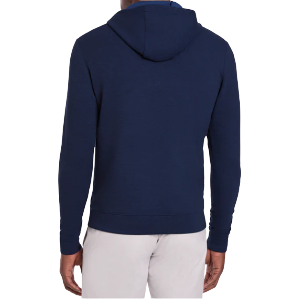 Holderness & Bourne Men's Heathered Navy Tilley Quarter-Zip Hoodie
