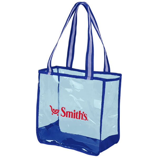 SnugZ Blue University Park Clear Tote