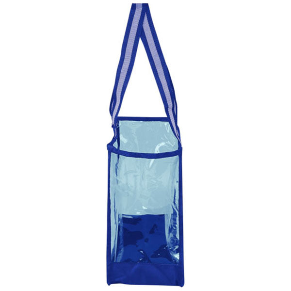 SnugZ Blue University Park Clear Tote