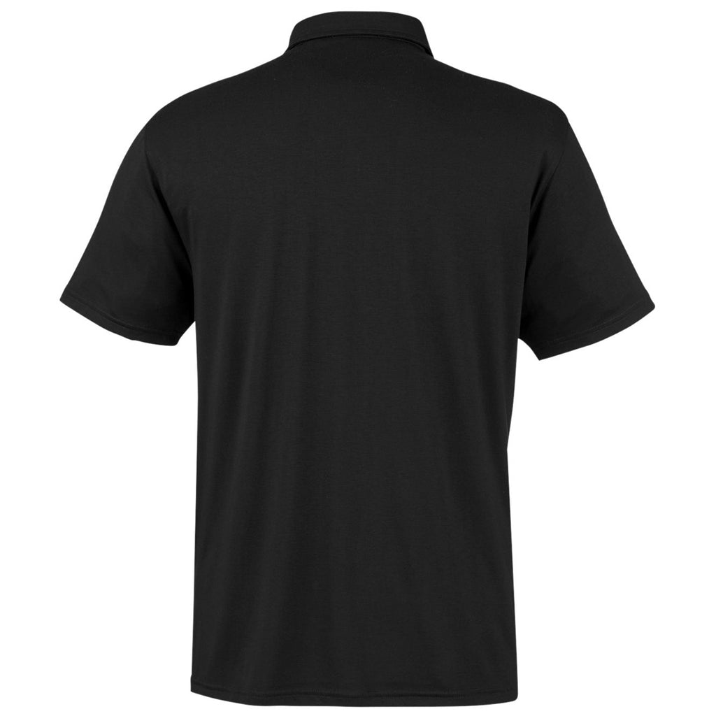 tasc Men's Black Heather Cloud Lightweight Polo